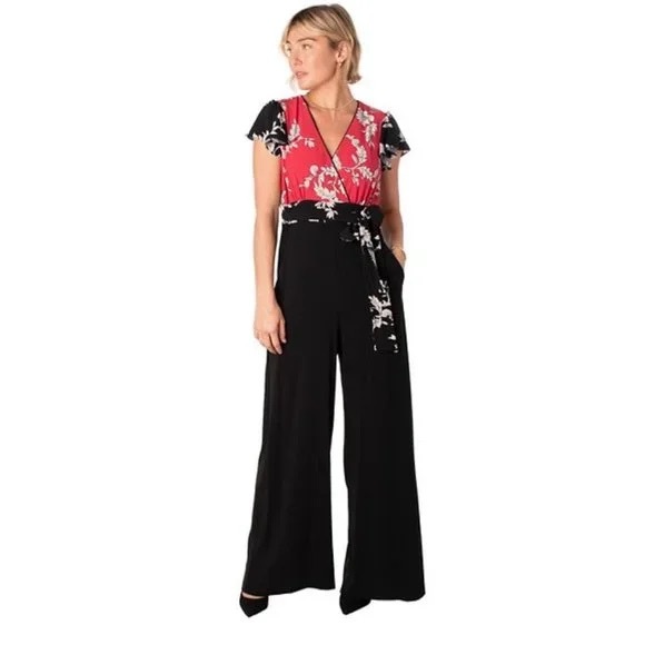 NWT Gabby Skye Floral Jumpsuit - Picture 10 of 11
